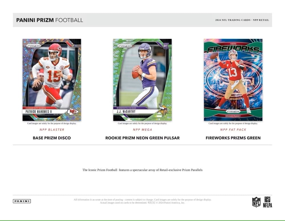 2024 Panini Prizm Football NFL Blaster Box