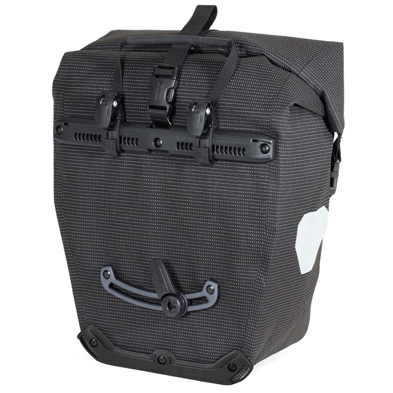 ORTLIEB Back-Roller High Visibility - QL2.1 Bike Pannier - 20L - black reflex