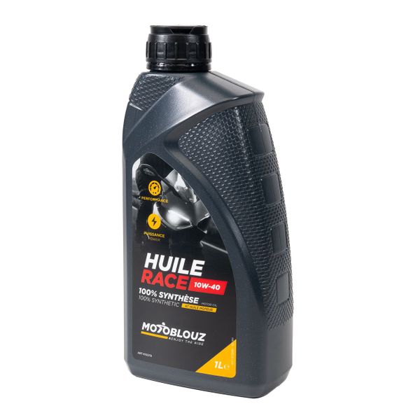 Huile moteur Motoblouz RACE 4T 10W-40 1L PIPETTE UniverselRef : MB0466 / ART-013279