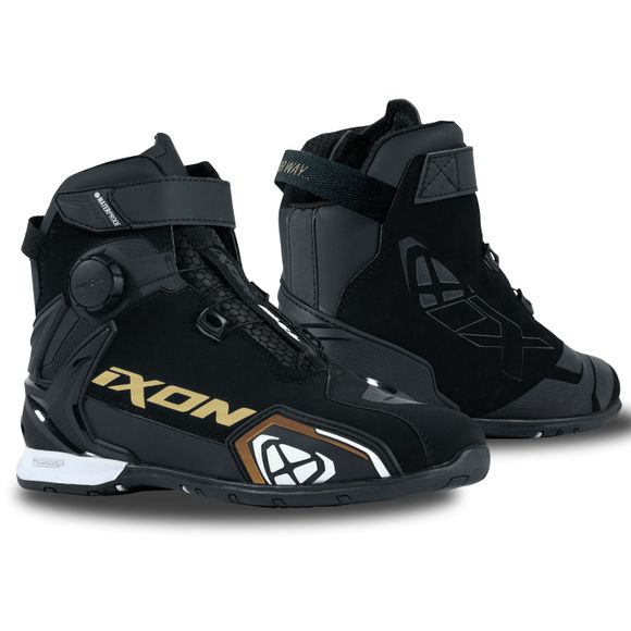 Baskets Moto Ixon BULL 2 WATERPROOF LADY - Noir / BlancRef : IX1987-C452