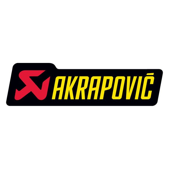Akrapovic Replacement Decals 120 x 34.5 mm (Individual) Universal - BlackRef: SA0057 / 43201119