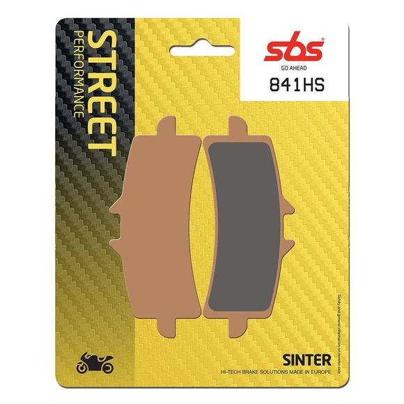 SBS 841HS Sinter Sintered Metal Front Brake PadsRef: 841HS / 841070
