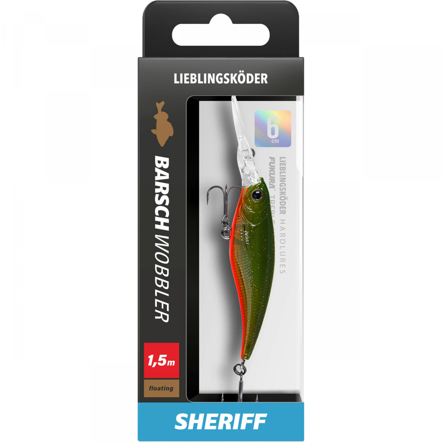 Lieblingsköder Barschwobbler (Sheriff)