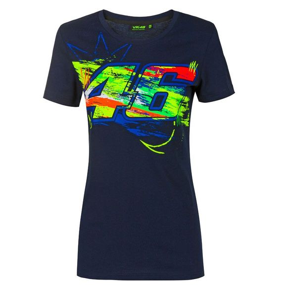 T-Shirt manches courtes VR 46 VR46 - SPORTSWEAR FEMME - BleuRef : VR0713