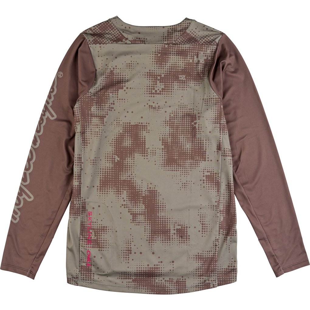 Troy Lee Designs Skyline Chill Long Sleeve Jersey Men - Scattered Olive
