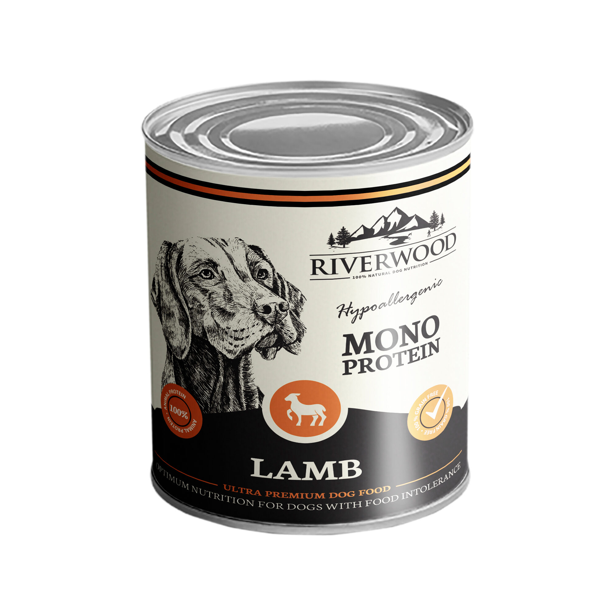 Riverwood Mono Protein Dog Food - Tin - Venison - 6x400g