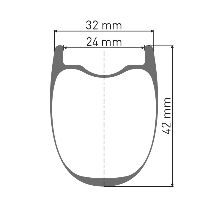DT Swiss HGC 1400 SPLINE 42 Rear Wheel - 28