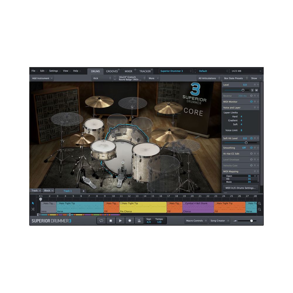 Toontrack Superior Drummer 3 EDU – Thomann Ireland