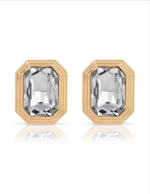 Emerald Deco Earrings