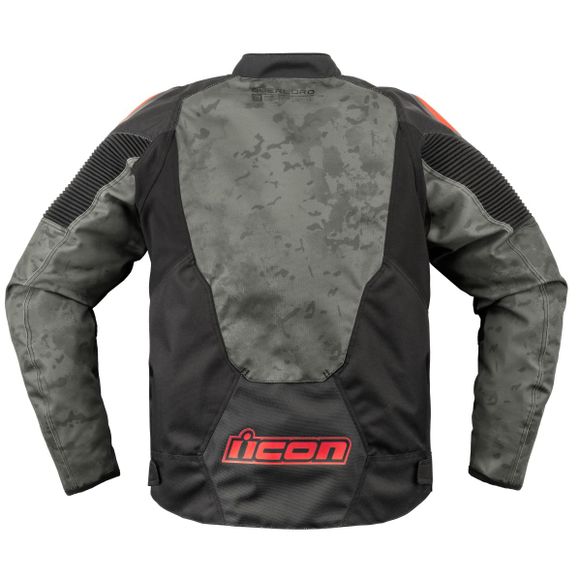 Icon OVERLORD3 MAGNACROSS Motorcycle Jacket - GrayRef: IC0873