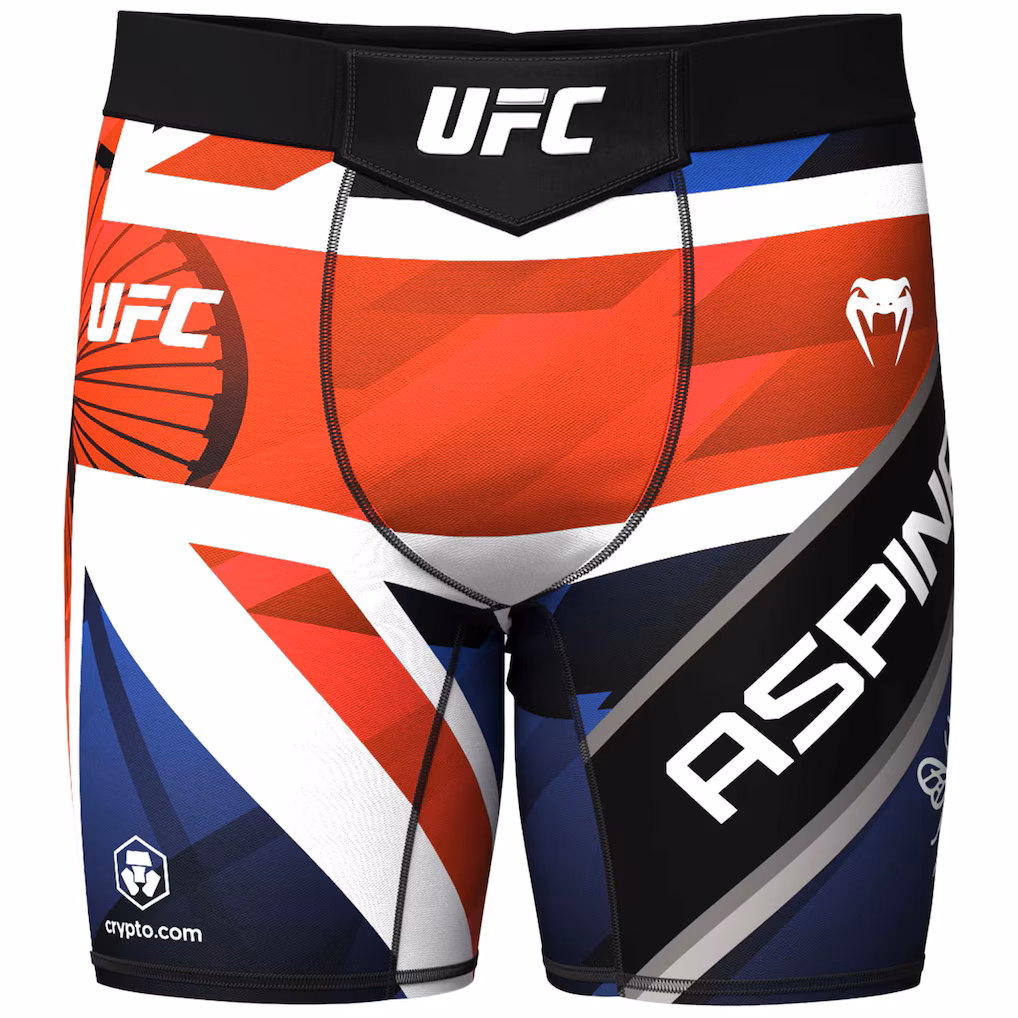 UFC Tom Aspinall Adrenaline Unrivaled by Venum Short Fit Fight Short - Blue/Red/White - Mens