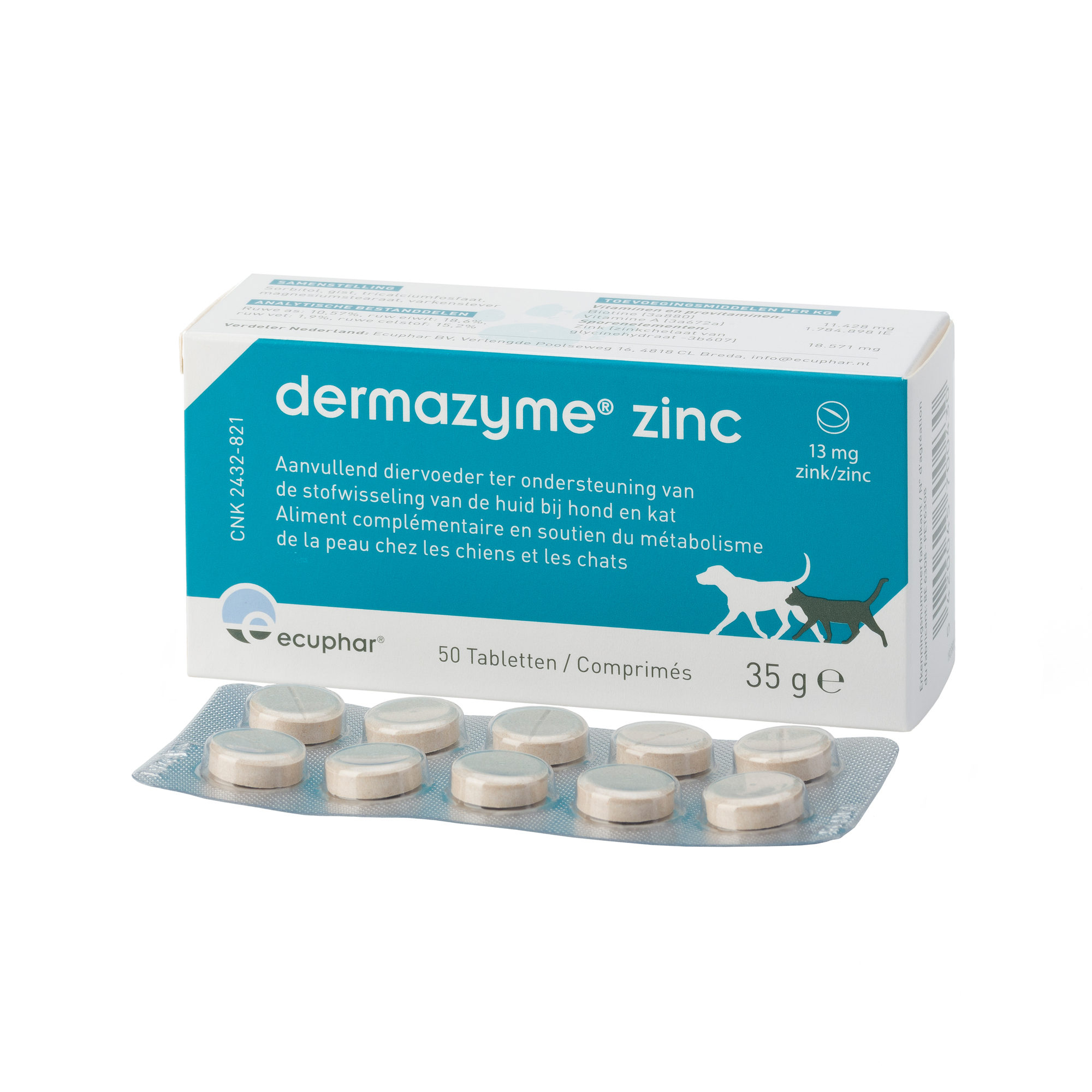 Dermazyme Zinc - 50 Tablets