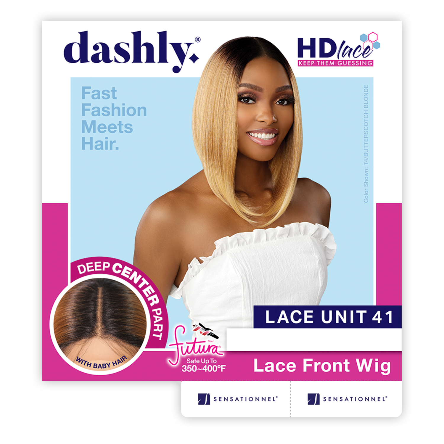 Sensationnel Dashly HD Lace Front Wig Lace Unit 41