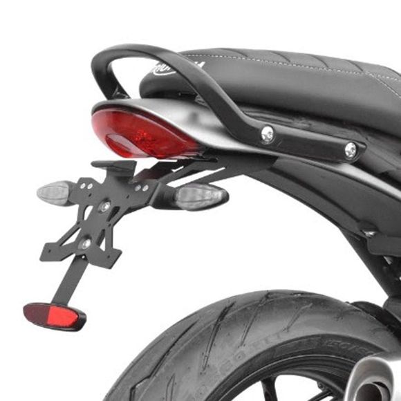 TRIUMPH SPEED 400 Top Block license plate holder - BlackTRIUMPH 400 SPEED ​​400 - 2024 - 2025Ref: tb0490 / spt10