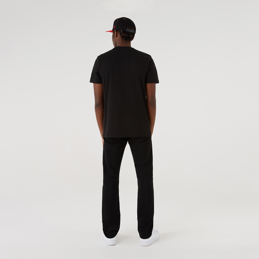 Chicago Bulls Futuristic New Era NBA T-Shirt Black