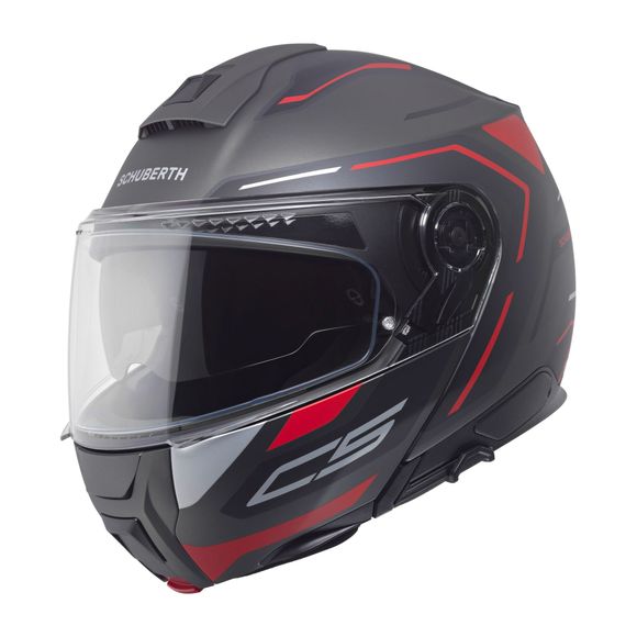 Casque modulable Schuberth C5 OMEGA - Gris / NoirRef : SE0302
