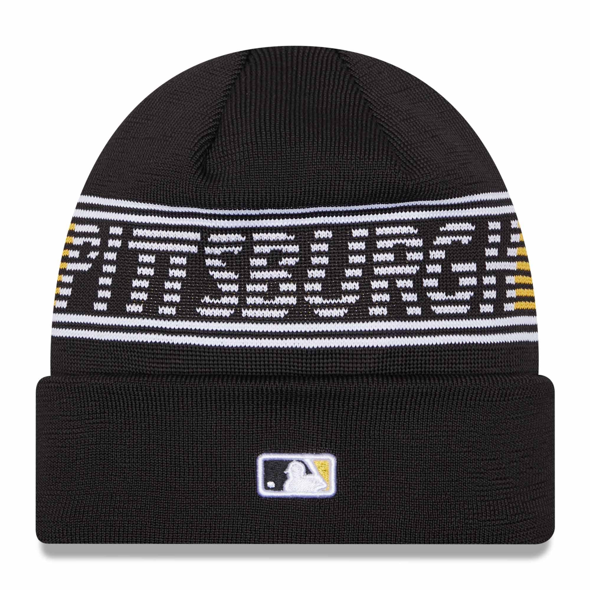 Pittsburgh Pirates Authentic 2024 MLB Clubhouse New Era Beanie Knit