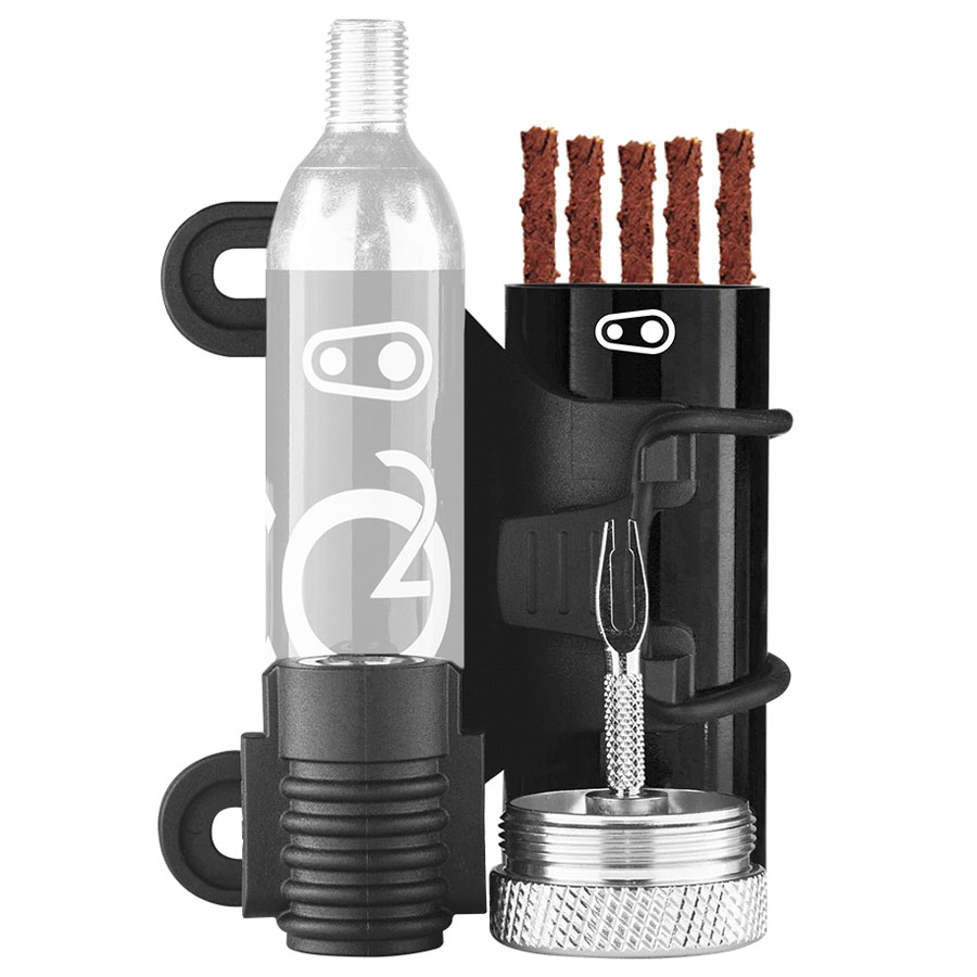 Crankbrothers Cigar Tool Plug Kit + CO2 Head - black