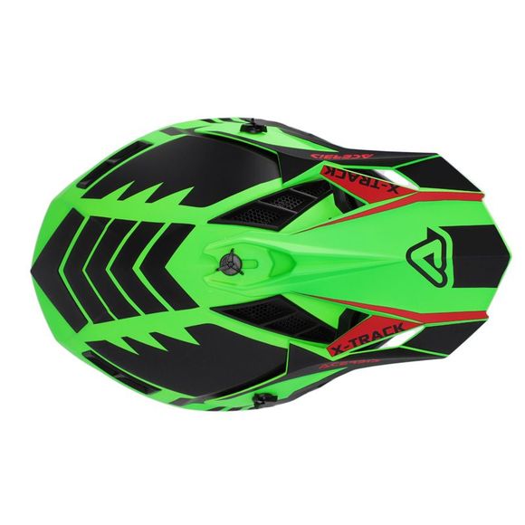 Casque cross Acerbis X-TRACK VTR ECE 2206 2023 - Vert / NoirRef : AE3611