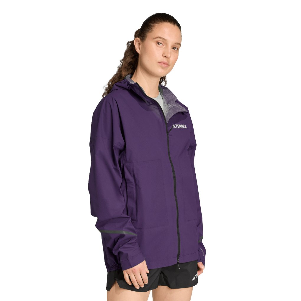 adidas TERREX Xperior 2.5 Layer Light Climaproof Jacket Women - aurora plum JZ0853