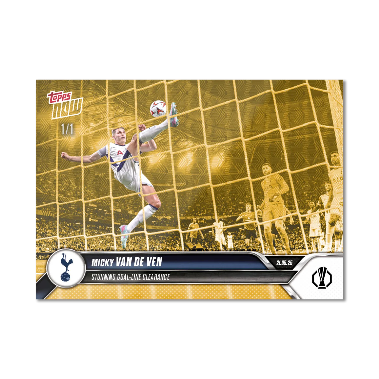 Micky van de Ven - 2024-25 UEL Topps NOW® Card 37