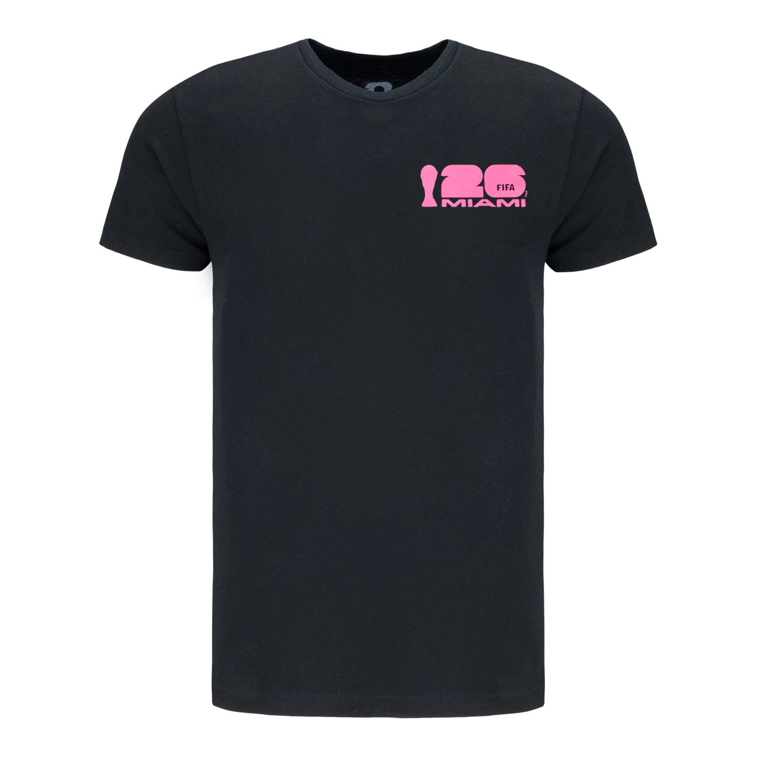 2026 Soccer Fan Collection Miami Poster Black T-Shirt - Unisex