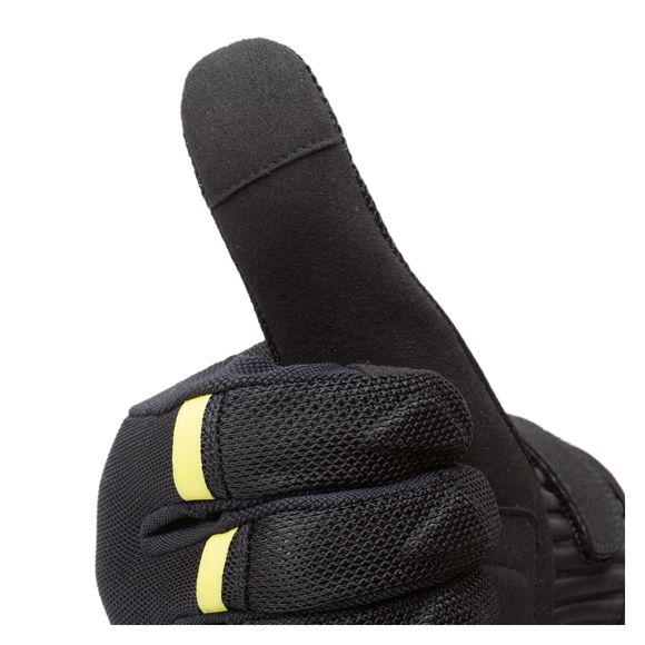Tucano Urbano PENNA MESH Gloves - Black / YellowRef: TR0337