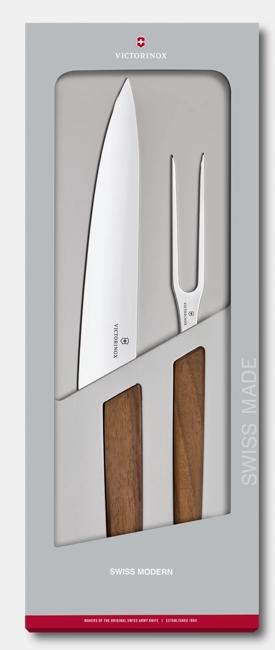 Swiss Modern Carving Set, 2 pieces, 22 cm