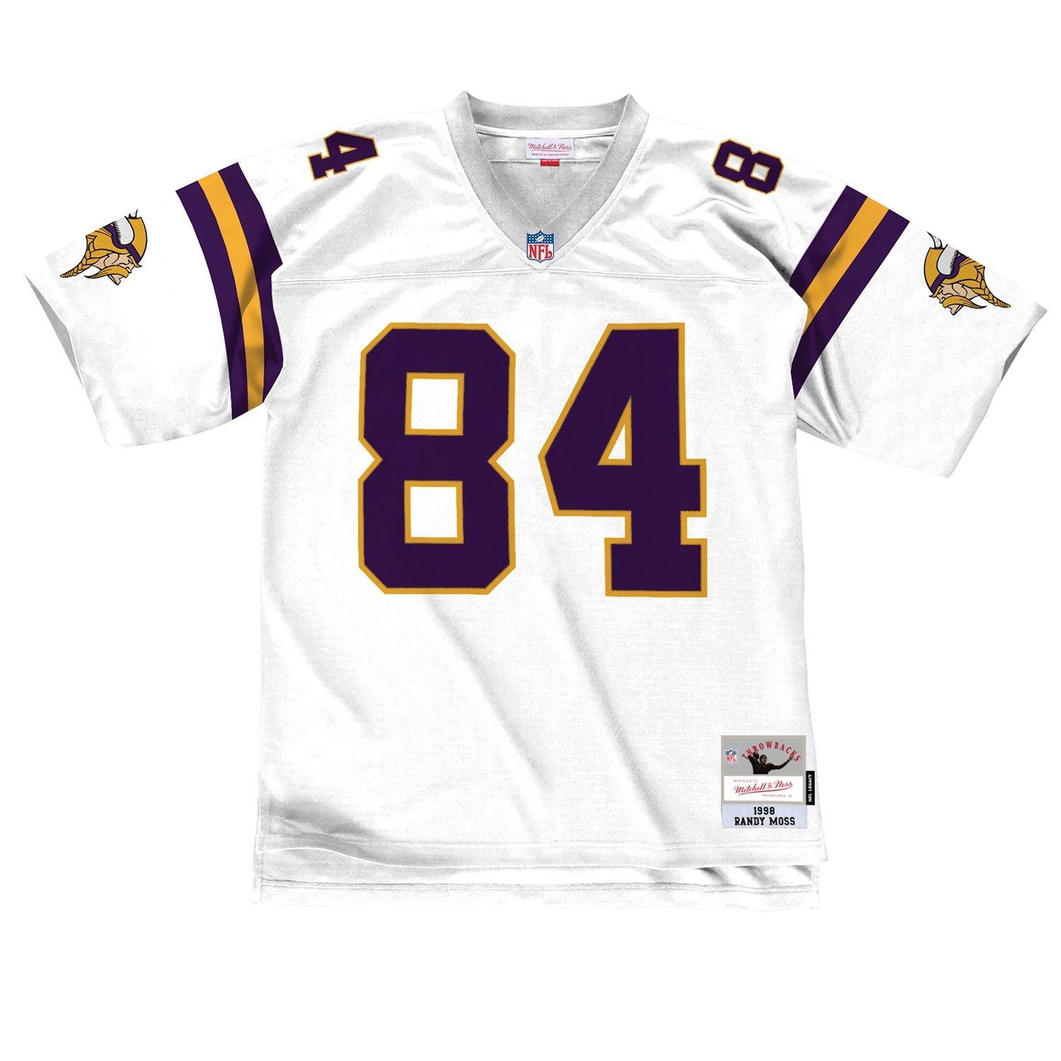 Randy Moss #84 Minnesota Vikings Legacy Throwback NFL Jersey White