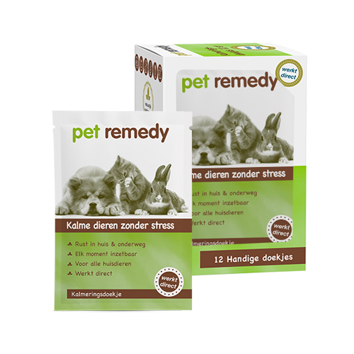 Pet Remedy Calming Wipes - 12 pieces