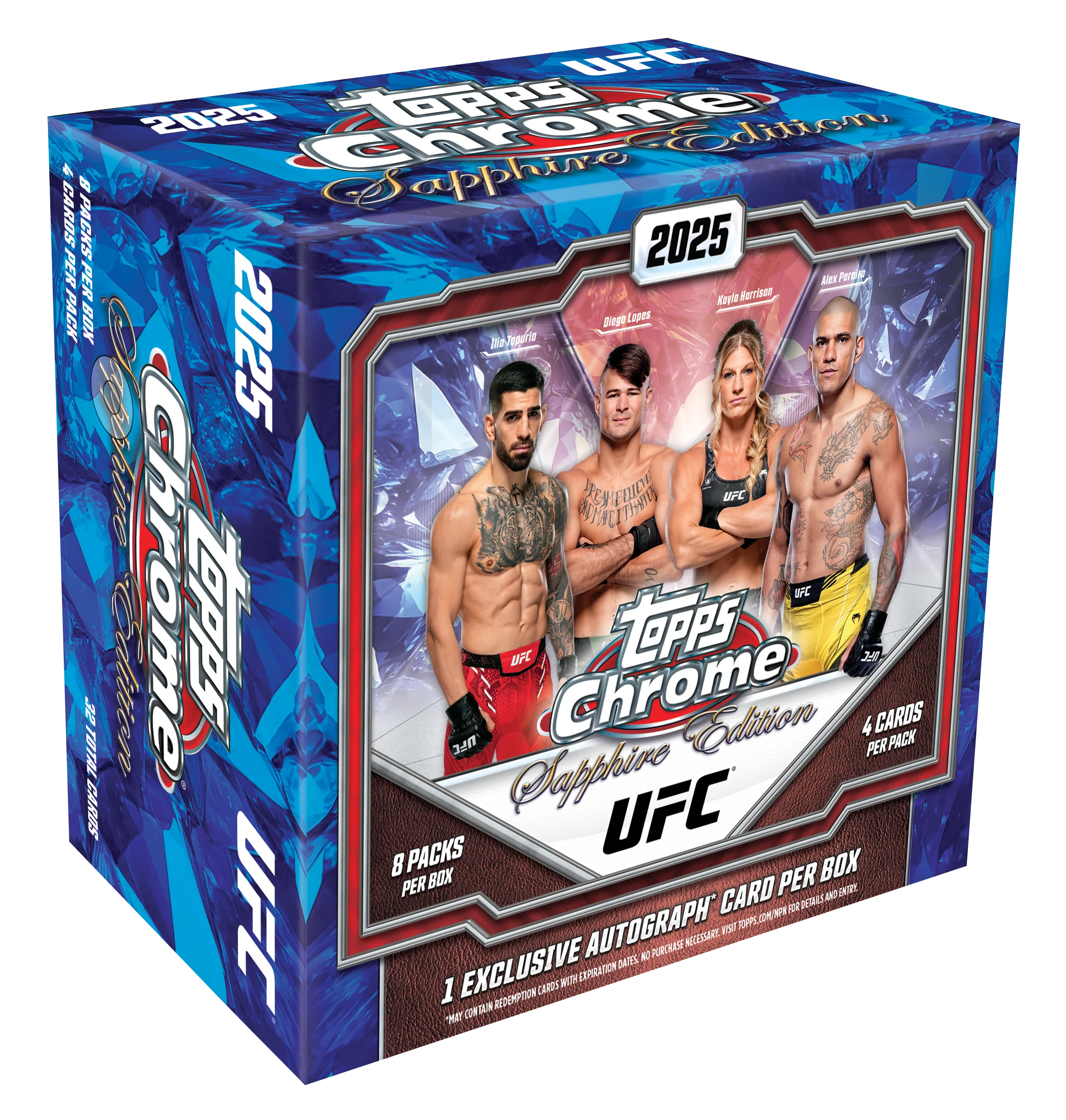 2025 Topps Chrome® UFC - Sapphire Edition - Hobby Box