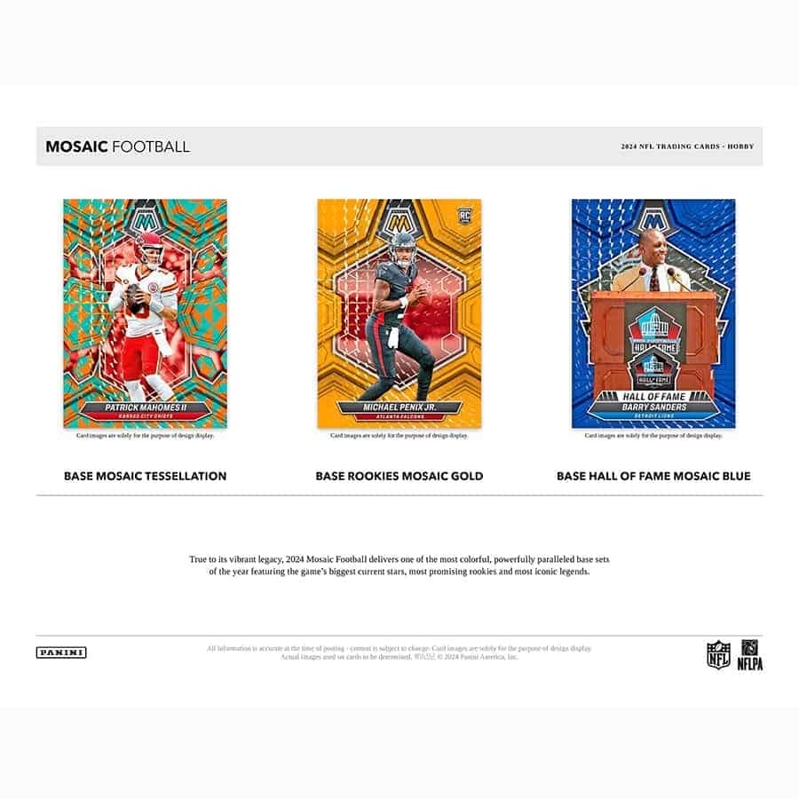 2024 Panini Mosaic Football NFL Hobby Box
