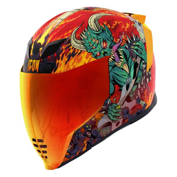 Icon AIRFLITE - BLEGH MIPS® - Black / Red headsetRef: IC0853