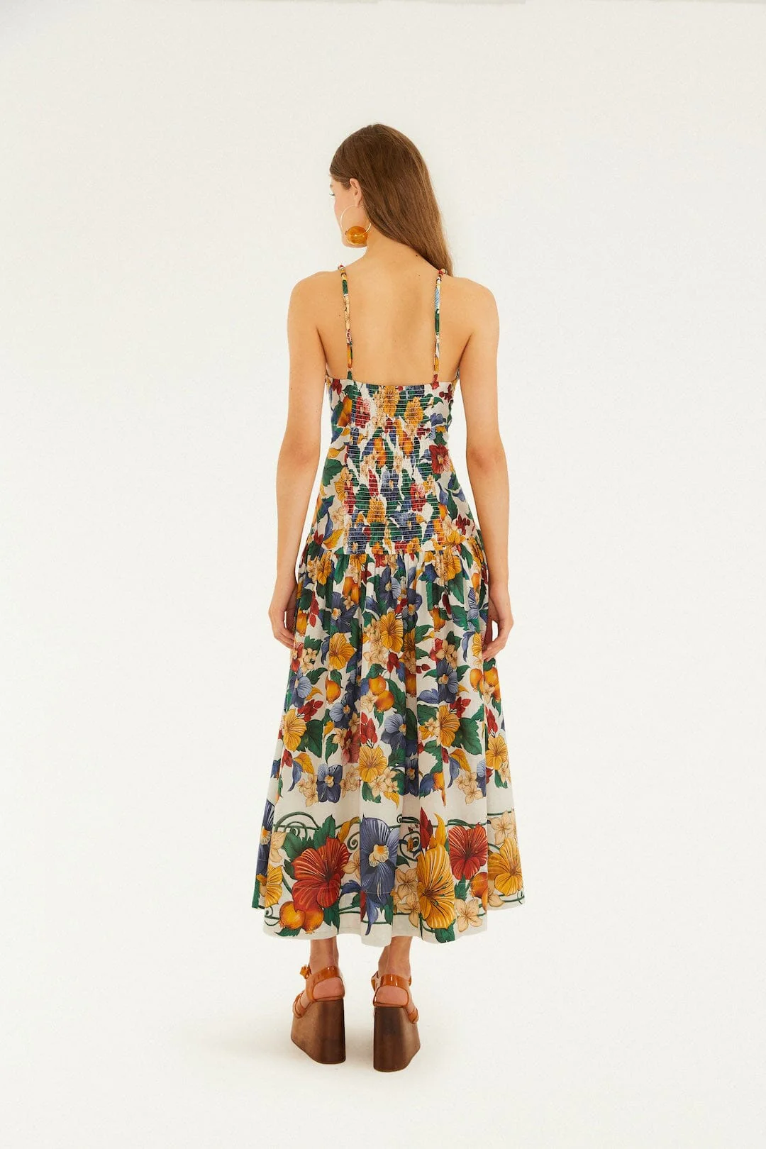 Off-White Tropi Embroidered Maxi Dress