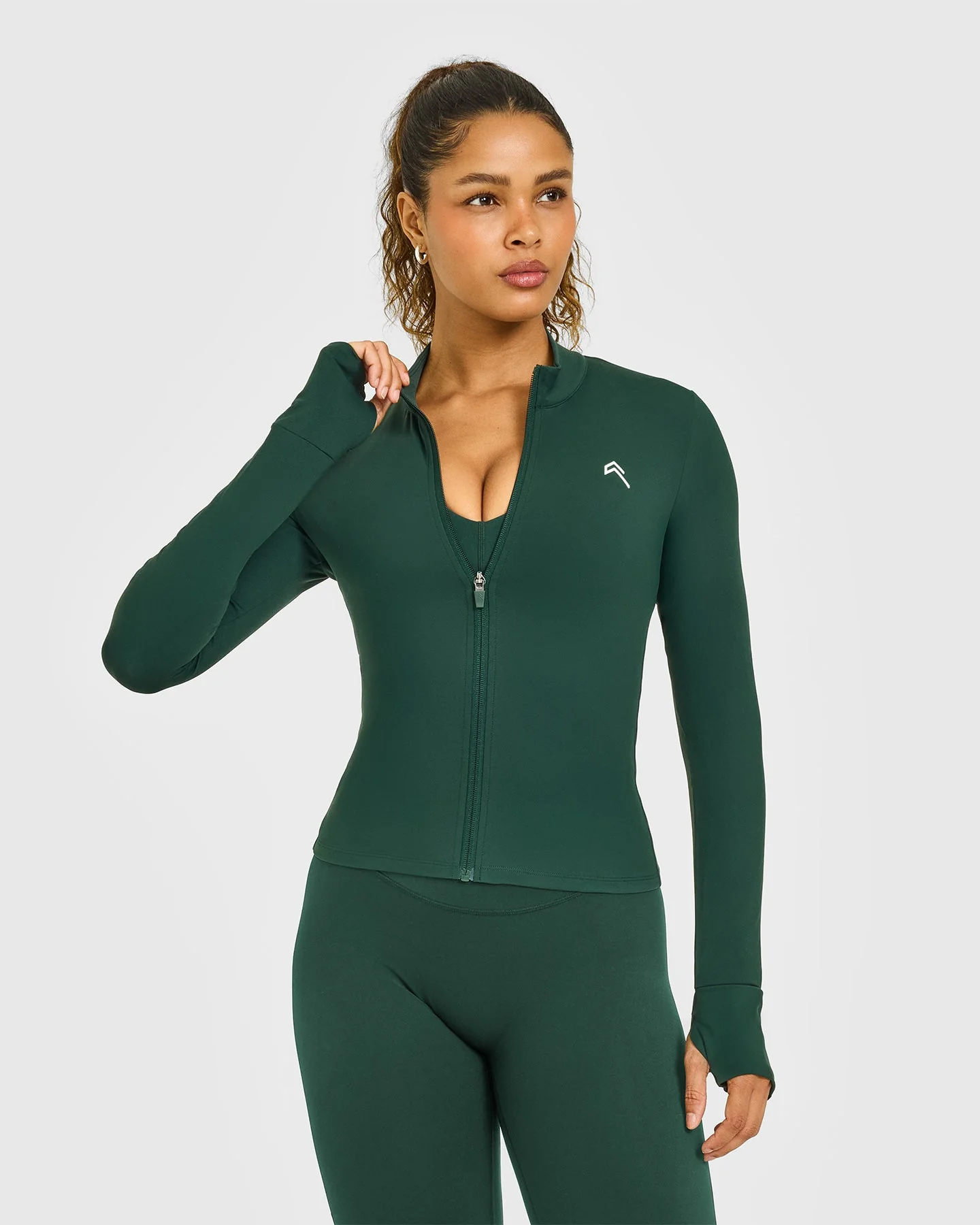 UnifiedMove™ Jacket White Logo | Racing Green
