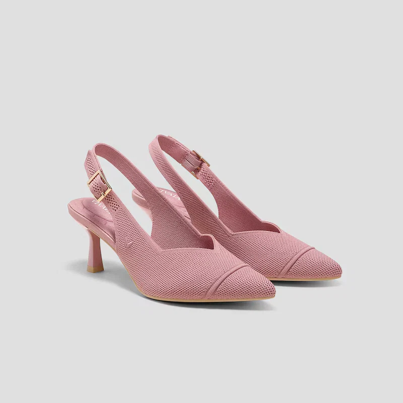 Pointed-Toe Slingback Heels (Addison)