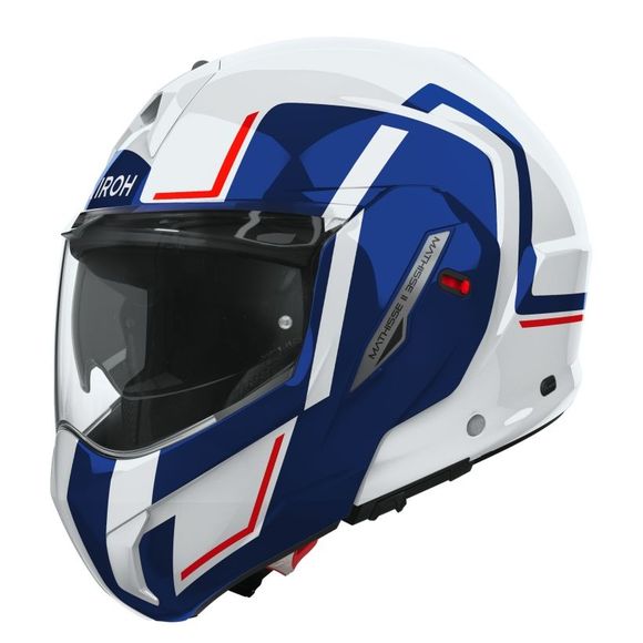 Airoh MATHISSE II GENIUS modular helmet - White / BlueRef: AR1440