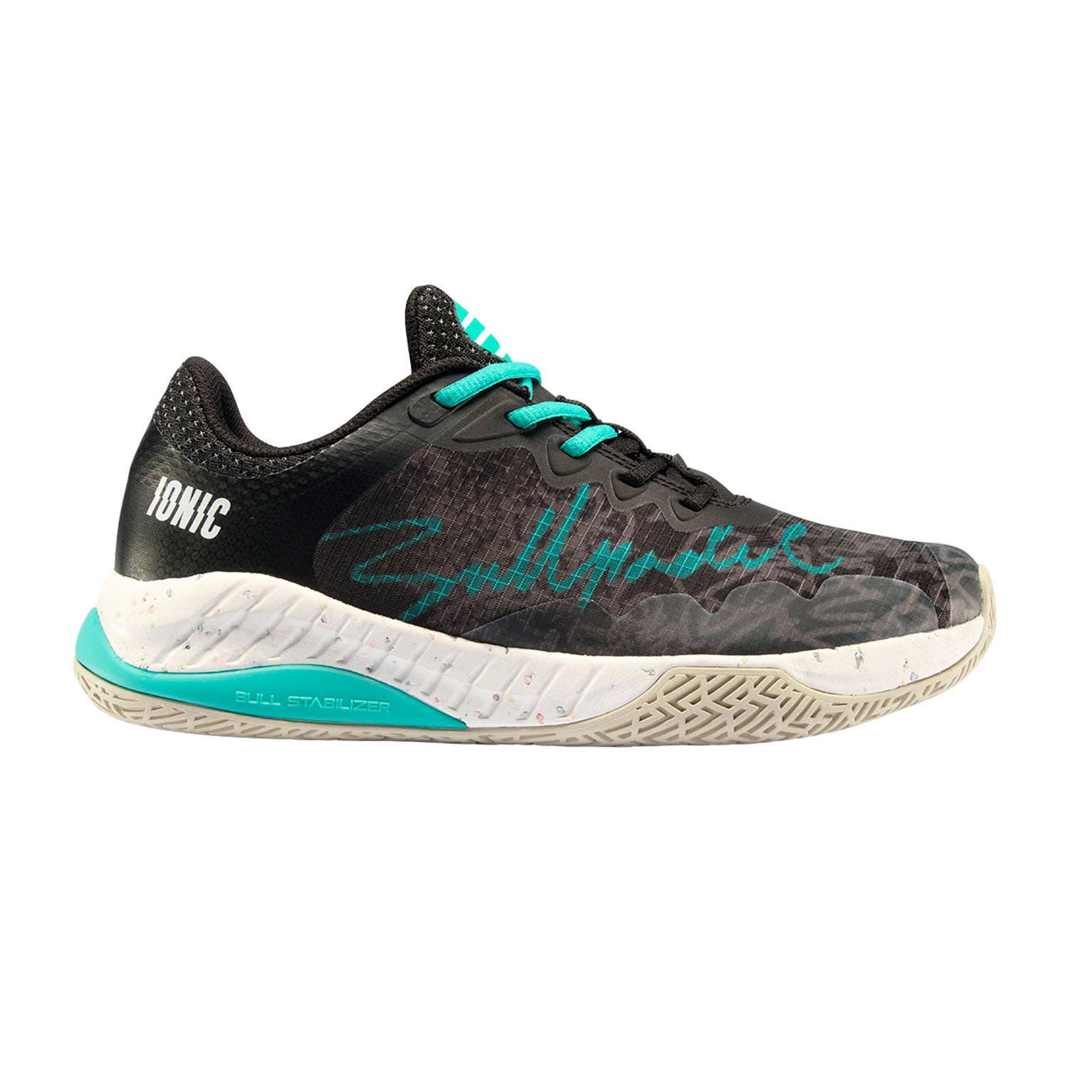 BULLPADEL IONIC W 24V BLACK/TURQUOISE WOMEN'S