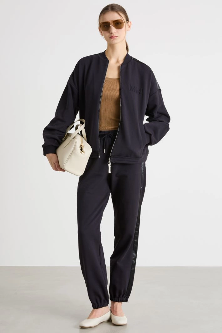 Zip-through sweatshirt - BLUE