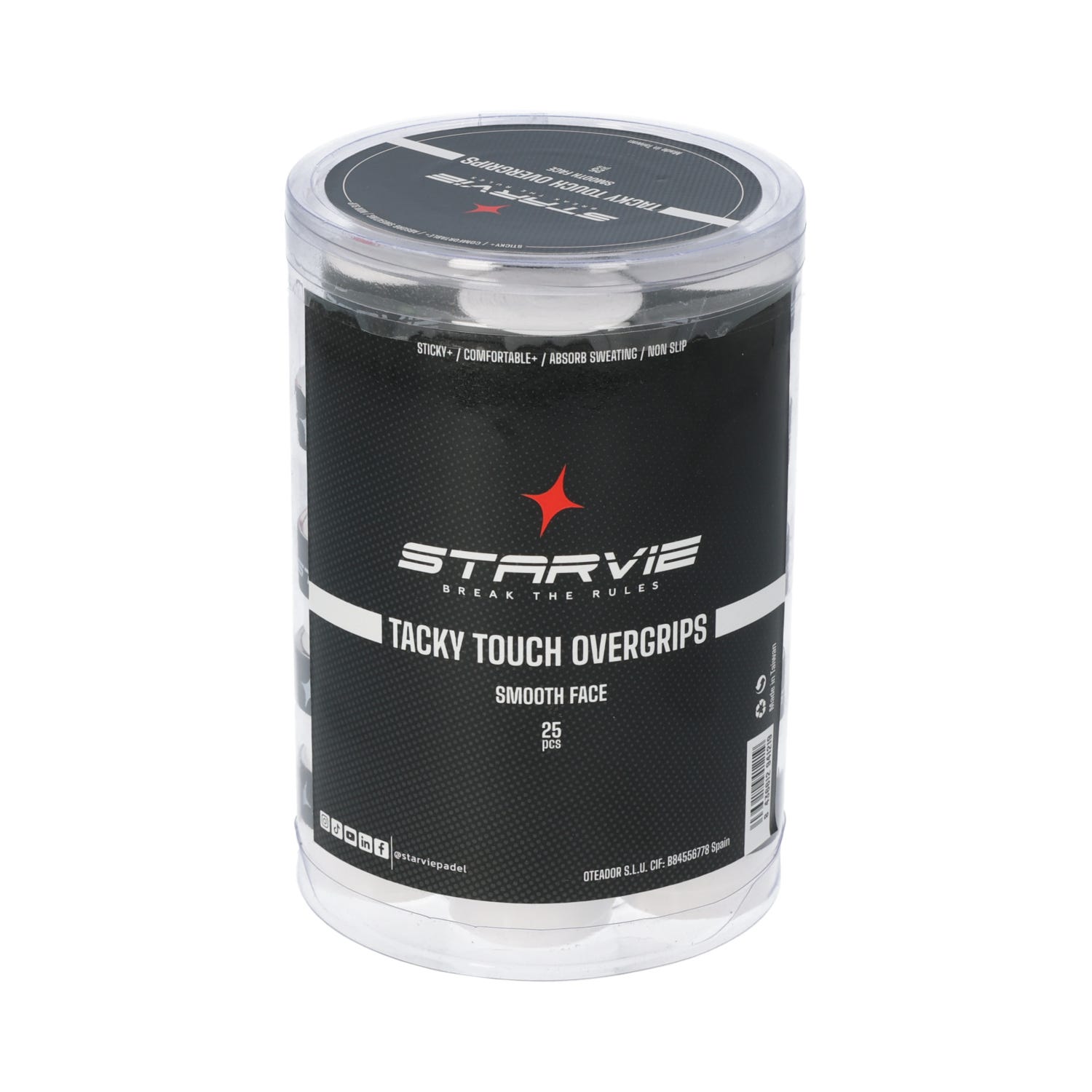 CUBE 25 OVERGRIPS STARVIE TACKY TOUCH