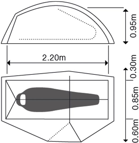Exped Cassira 1 Tent - meadow