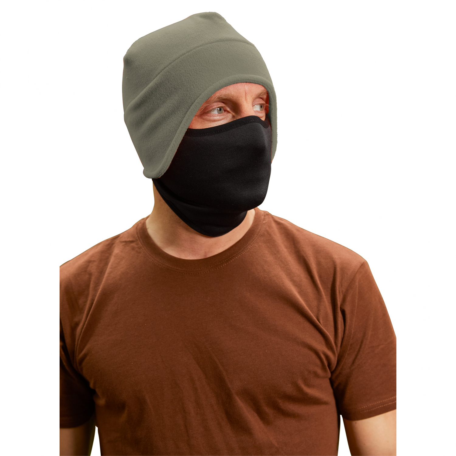 Fleece Cap Iceblocker Unisex (Olive\/Black)