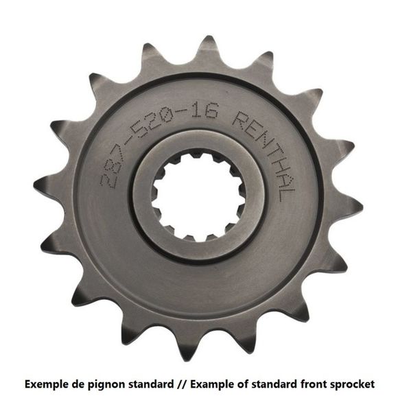 Standard steel Renthal outlet 293 - 520Ref: Rt00036A / 1074207004
