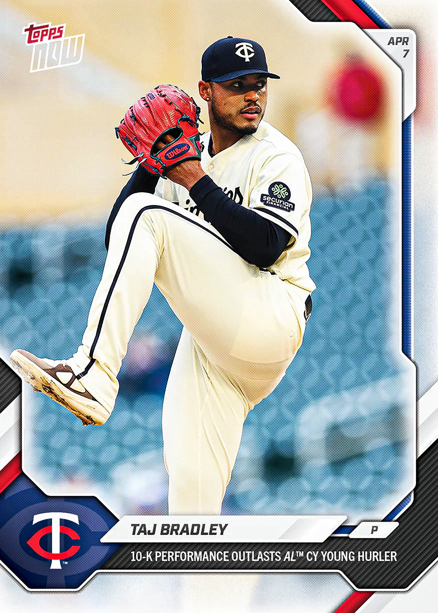Taj Bradley - 2026 MLB Topps NOW® - Card 61