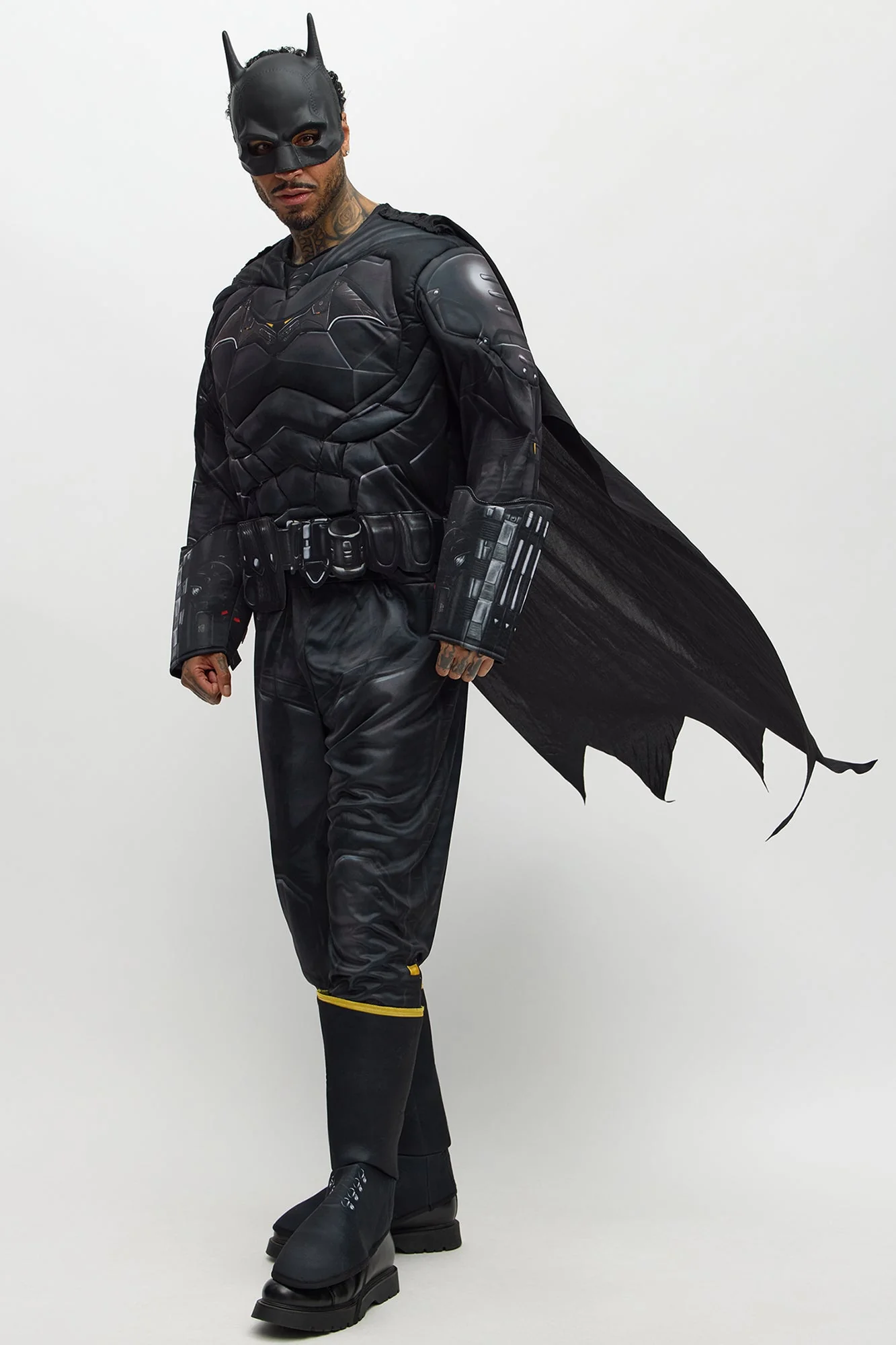Batman 5 Piece Costume Set - Black