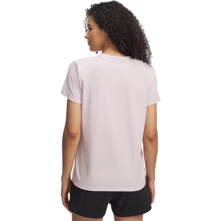 Under Armour UA Rival Core Short Sleeve Shirt Women - Prime Pink/White