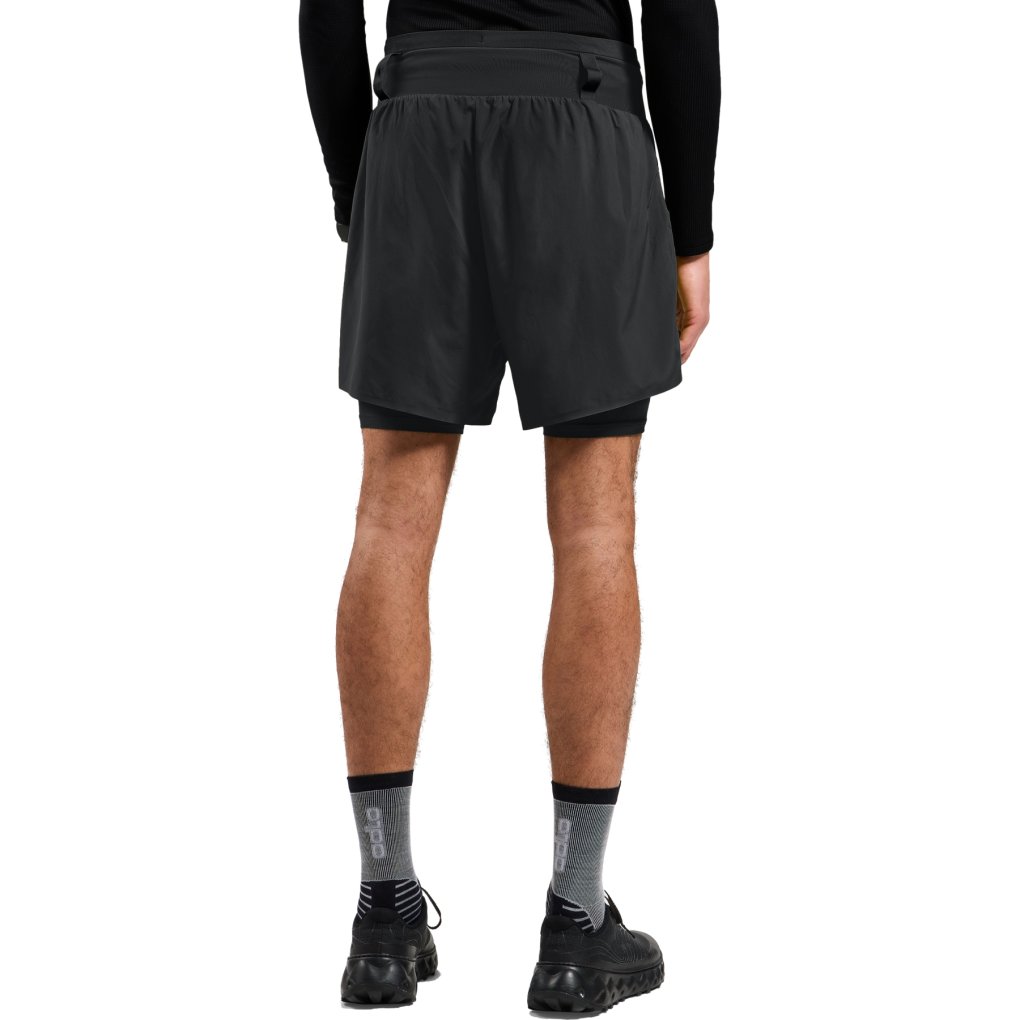 Odlo X-Alp 6 Inch 2-in-1 Trail Running Shorts 2.0 Men - black
