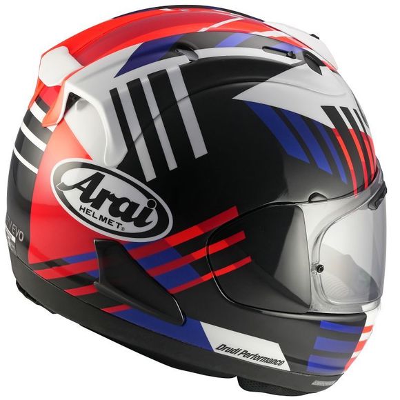 Arai RX-7V EVO Full-Face Helmet - REA SB3 - REPLICA - Black / WhiteRef: AI0630