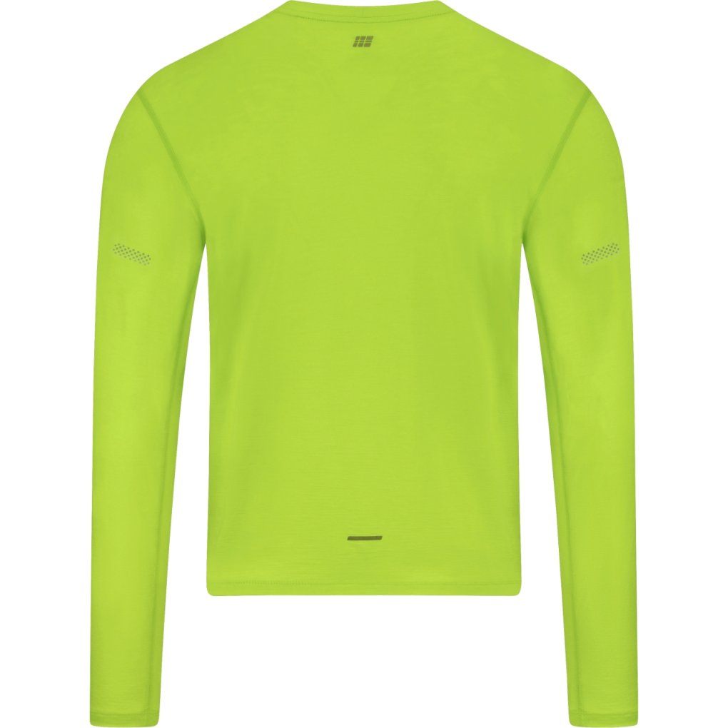 CEP Core Run Merino Longsleeve Shirt Men - lime