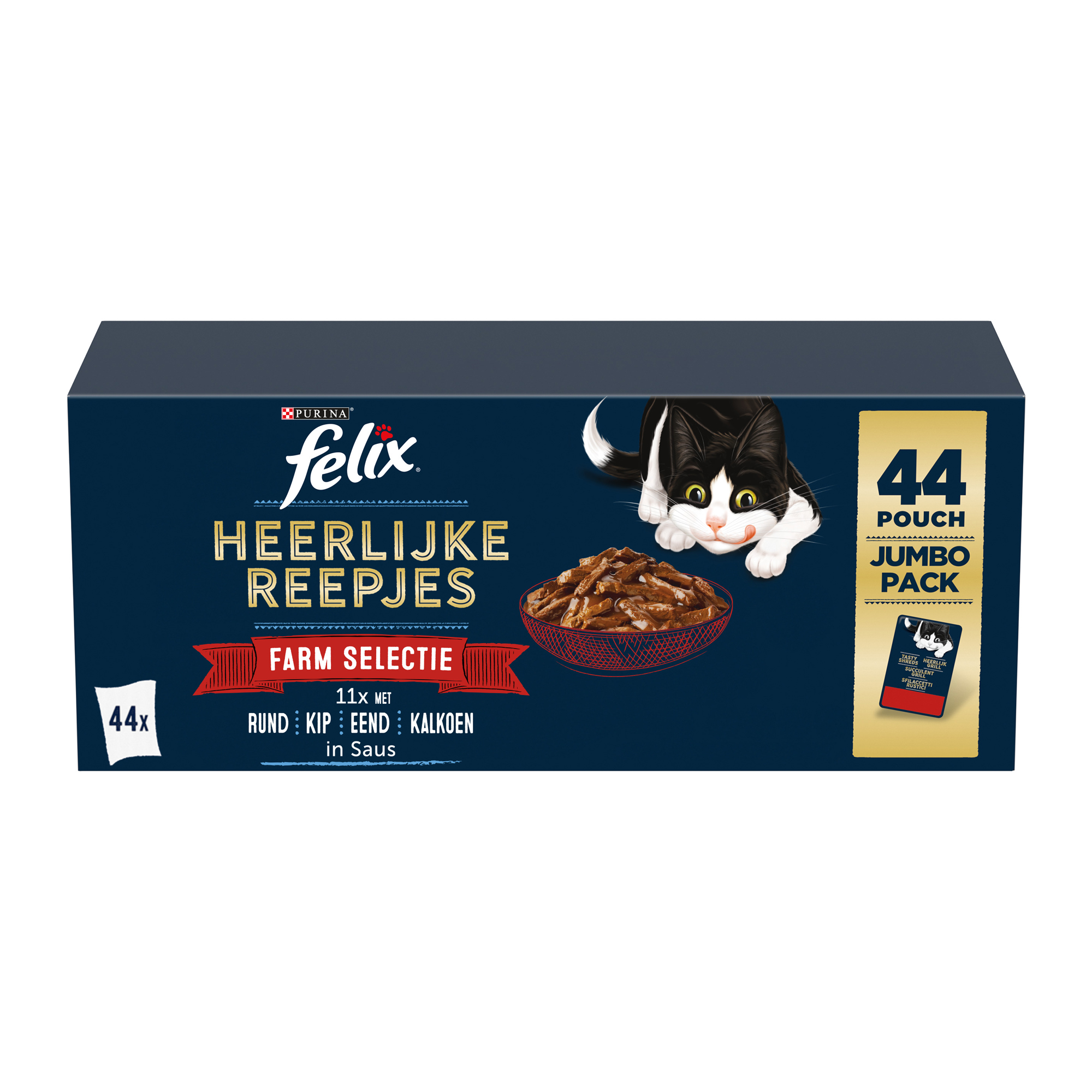 Felix Delicious Strips - Farm selection - 44 x 80 g